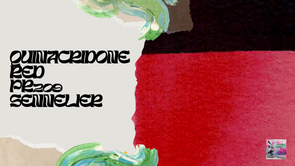 Quinacridone Red PR209 Sennelier.