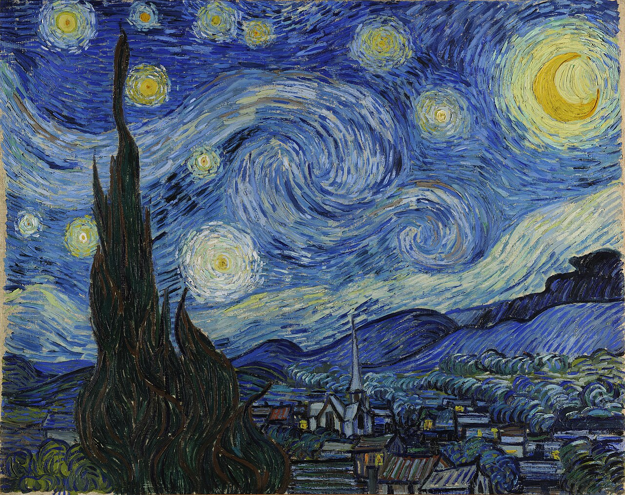 11. Starry Night Van Gogh