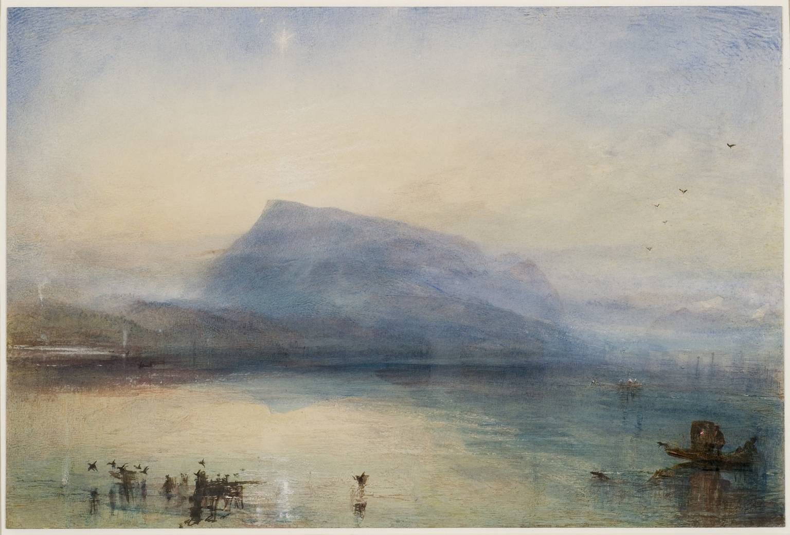 The Blue Rigi, Sunrise 1842 by Joseph Mallord William Turner 1775-1851