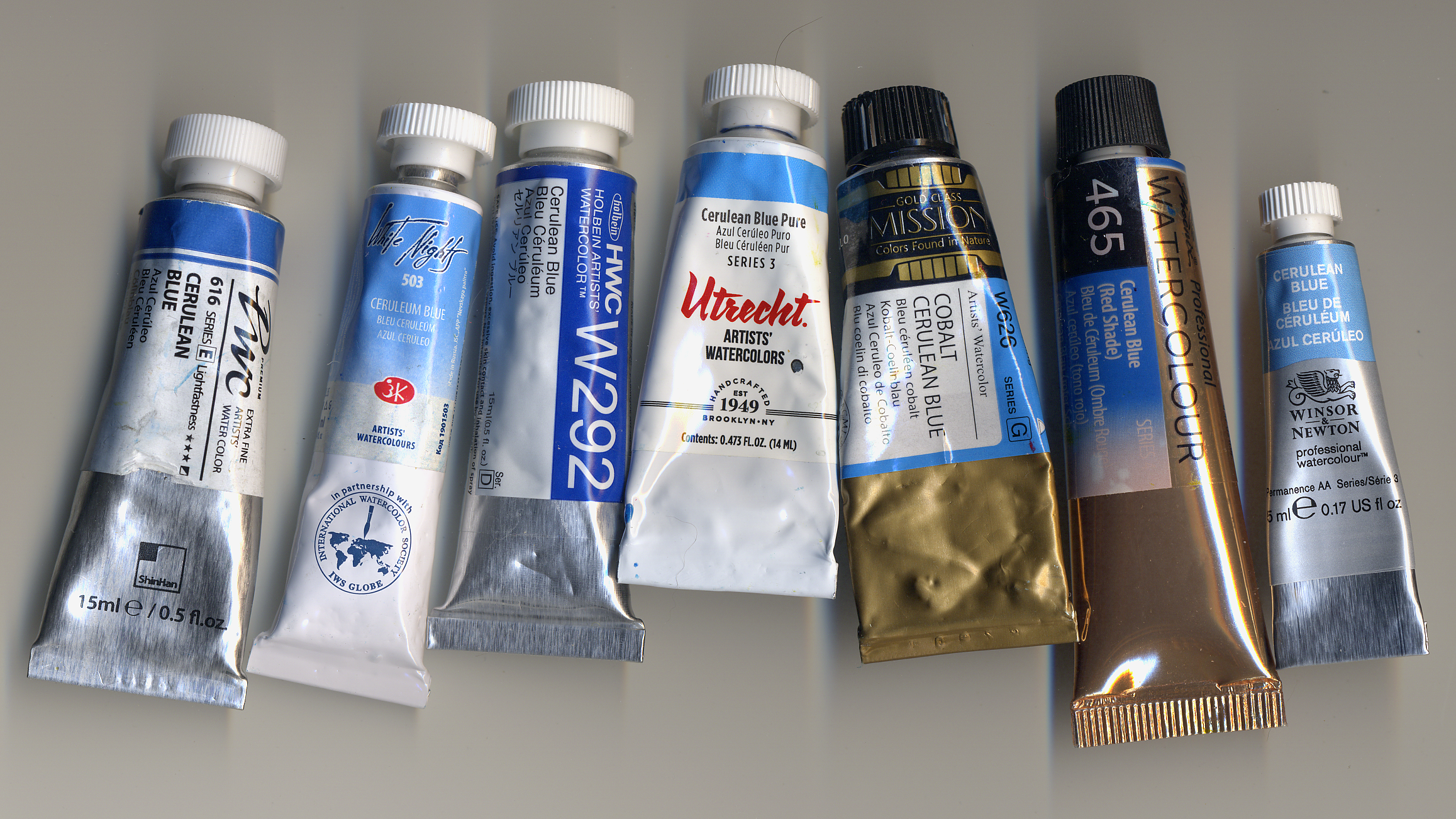 2. Cerulean Blue Tubes