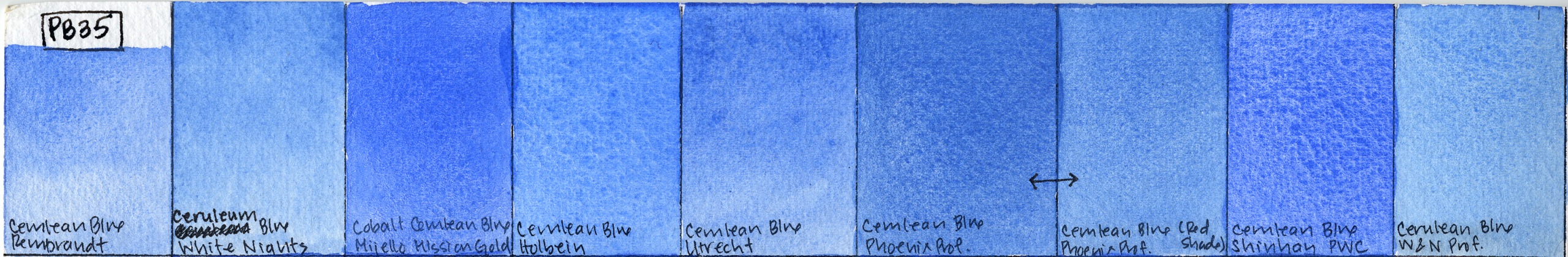 21. PB35 swatch chart